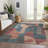 Machine Washable Indoor/Outdoor Xhevrie Sage Rug-1616224451