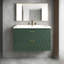 Meuble-lavabo mural 30 po avec lavabo en résine et 2 tiroirs-107167216