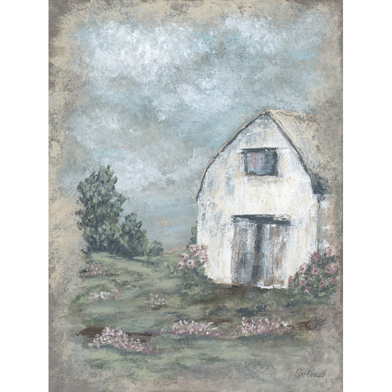 Nostalgie en rose sur toile par Soulspeak & Sawdust, H 12 po x l 8 po