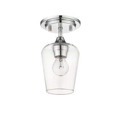 Sohil Glass Semi Flush Mount