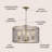 Kace 4 - Light Antique Gold Pendant