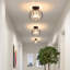 Crystal Chandelier Ceiling Light,Modern Small Flush Mount Ceiling Light,E27 Metal Ceiling Lamp For Kitchen Hallway Dining Rooms Living Rooms-1864583481