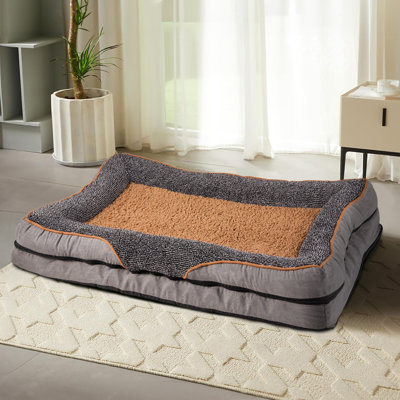 Faux Plush Pet Bed