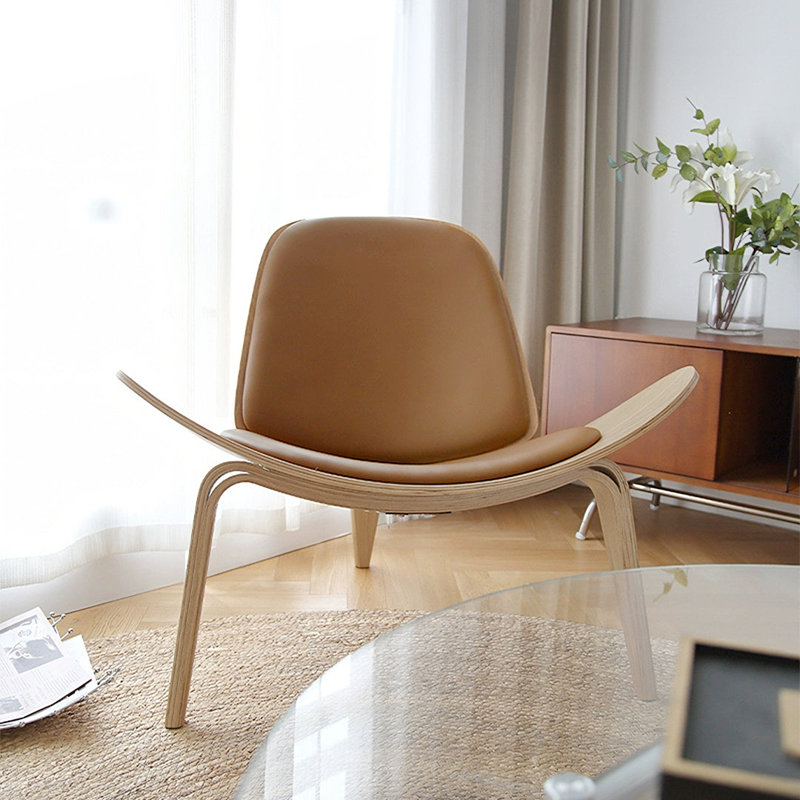 Upholstered Accent Chair, Brown