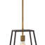 Luminaire suspendu géométrique simple à 1 lumière