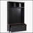 Versatile 4-in-1 Hall Tree with 6 Hooks, Wood Grain Bench, and Multiple Storage Options for Entryways and Living Rooms-716809229