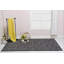 Tapis noir / gris à imprimé animal-2101373916