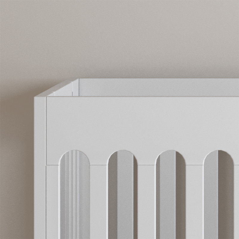 Foundations Boutique Folding Mini Crib, White