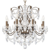 Century 8 - Light Candle Style Chandelier