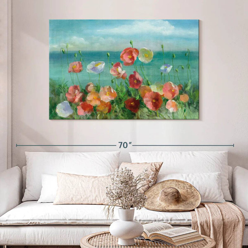 Coquelicots Harnek, H 32 po x l 48 po