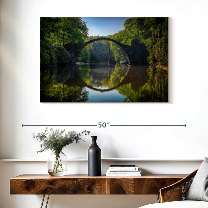 Lilie Bridge Reflection, H 26 po x l 39 po