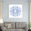 «Indigo Hanukkah I» par Victoria Borges - impression sur toile tendue