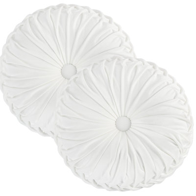 Echo Buttons Velvet Throw Pillow