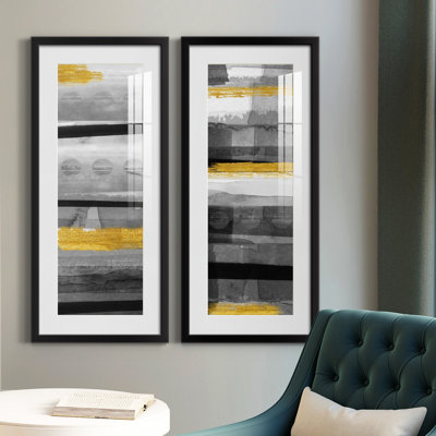 " Layers Of Time III " 2 - Pieces Painting Print