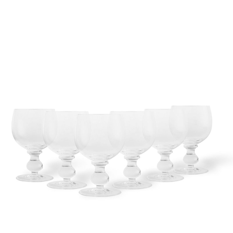 Ensemble / 6 verres à vin