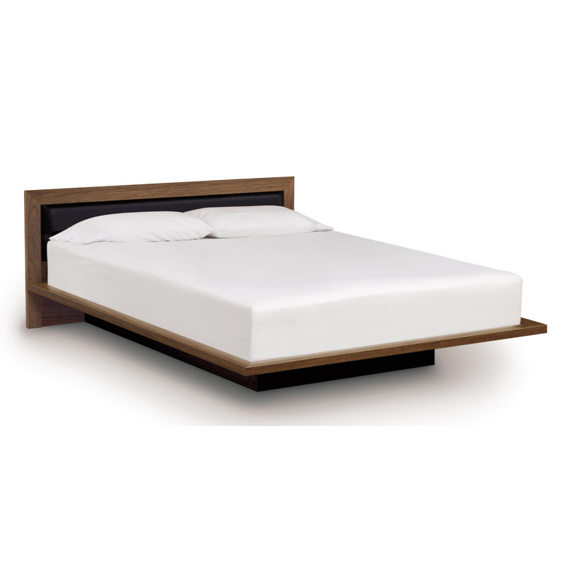 Lit plateforme Moduluxe, Onyx, Très grand, Cerisier naturel