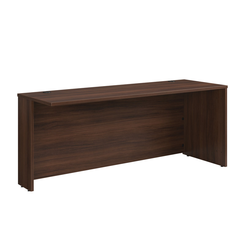 et ensemble de dossiers latéraux, fini brun L 71,1 po x l 106,0 po x H 29,3 po, bureau en bois d'ingénierie brun
