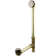Leg Tub Drain With Overflow