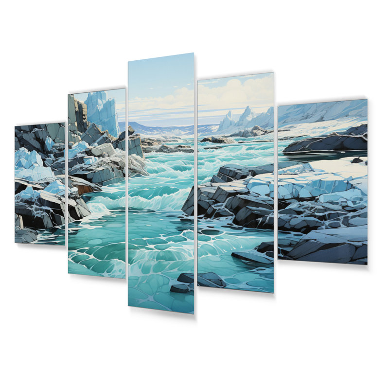 Glacier Glacial Winter Symphony I Landscape & Nature Wall Decor