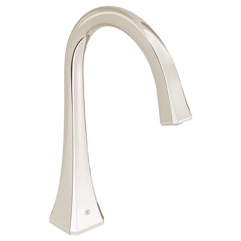 Belshire High Spout Widespread Bathroom Faucet, Platinum Nickel