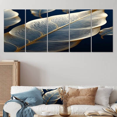 Laken - Leaves Wall Art Decor Set 5 Piece