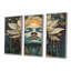 «Awakening Blue Lotus Woman», ensemble d'impressions d'art mural-313461776-313461869