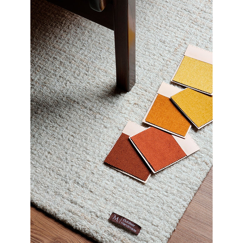Vihan Hand Tufted Geometric Shapes Area Rug, Rectangle 10' x 14'