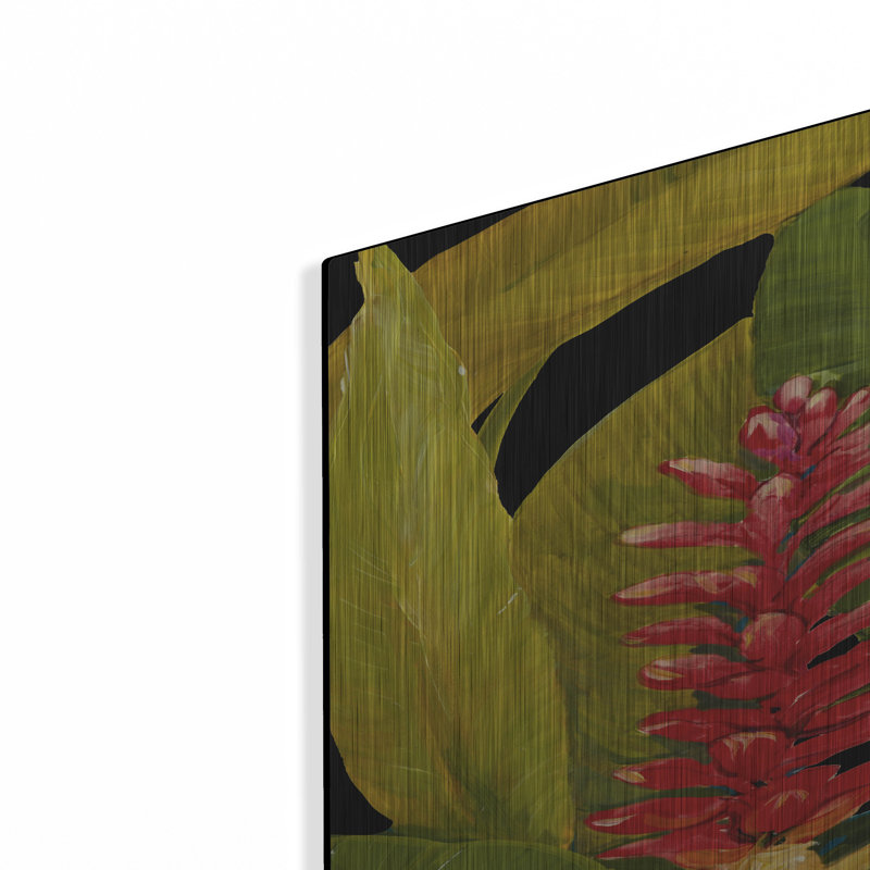 Art mural en métal «Dramatic Red Ginger» par Tim O'Toole, H 36 po x l 24 po