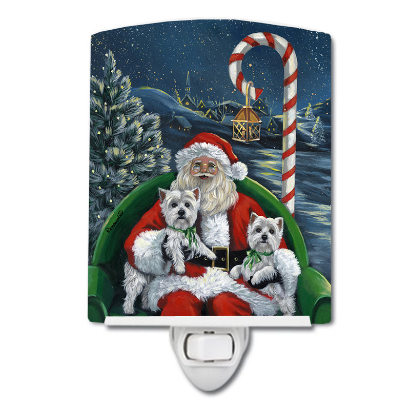 Veilleuse Boxer, Westie Village du Père Noël