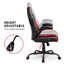 Ebern Designs Farren Adjustable Height PC & Racing Game Chair