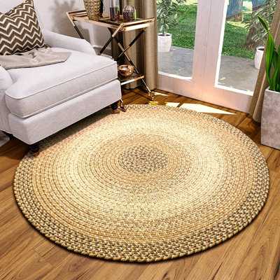 Tapis tressé taupe/beige Falconet