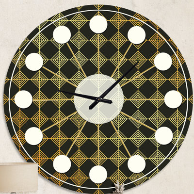 Horloge murale Golden Luxury