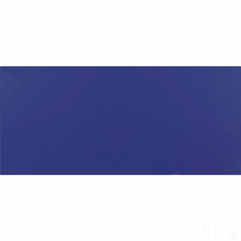 Bureau d'écriture rectangulaire, bleu crépuscule avec 1 tiroir