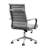 Amaiia Mid-Back Ribbed Leather Upholstered Adjustable Swivel Rolling Ergonomic Office Desk Chair-1282789406