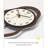 Creative Melting Shape Wall Clock with Pendulum, Unique Home Decor Timepiece
