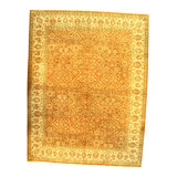 Agra Wool Oriental Area Rug in Ivory