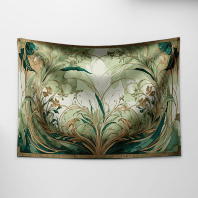 Tapisserie murale Botanical Art Nouveau