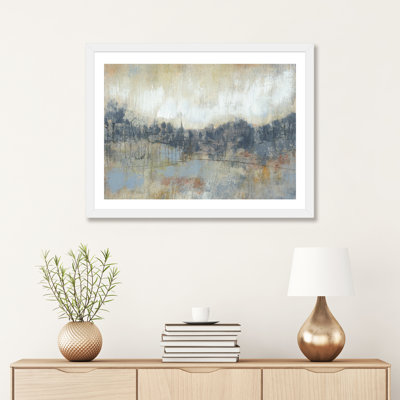 " Cool Gray Horizon I " by Jennifer Goldberger