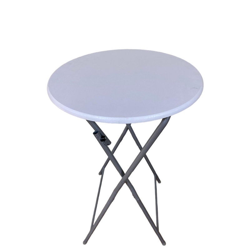 Ensemble de 2 tables de bar pliantes