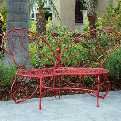 Banc de jardin en fer Breena