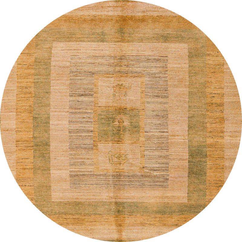Abstract Indoor Rug, Round 3'