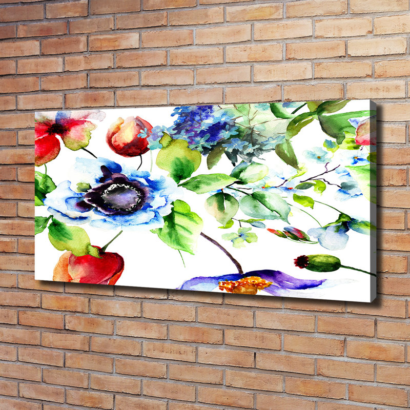 Spring Flowers - Wrapped Canvas Print