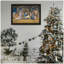 Art mural encadré noir pour le salon, impression de décoration murale de la Nativité pour la maison