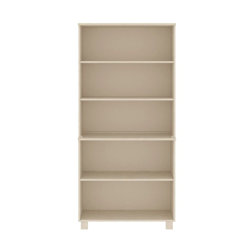 180cm H x 85cm W Standard Bookcase, Honey Brown