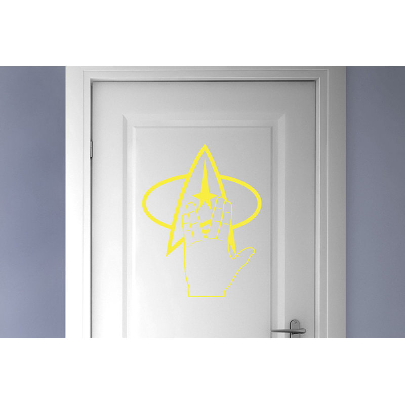 Entertainment Wall Decal, Bright Yellow