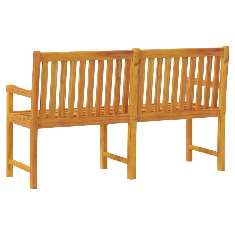 Wooden Garden Bench, 59.1" x 21.9" x 35.4"