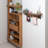 Ciardi Floating Shelf with Hooks - Wall Mounted Storage Shelf, Space Saving Organizer-595470629-559928232