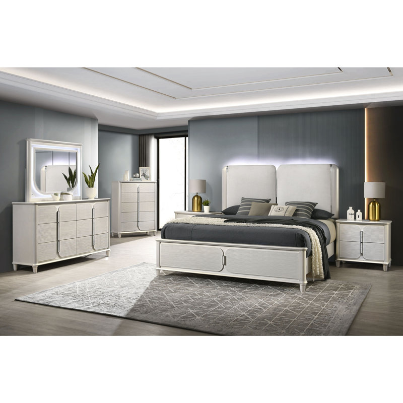 Lit de style moderne et contemporain, King