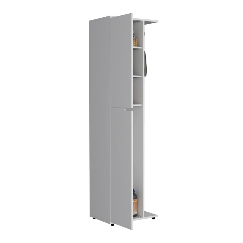 Austin Storage Broom Closet White