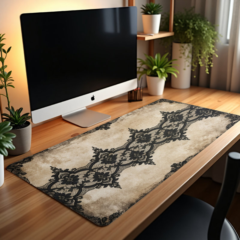 Polyester Desk Pad, 31.5x15.5